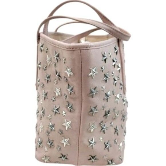 459258BM (L3) Jimmy Choo Tote Bag Pink Leather - Picture 2 of 9
